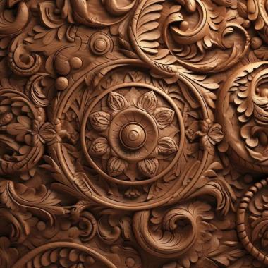 Patterns and decorations stl seamless 4 3d model